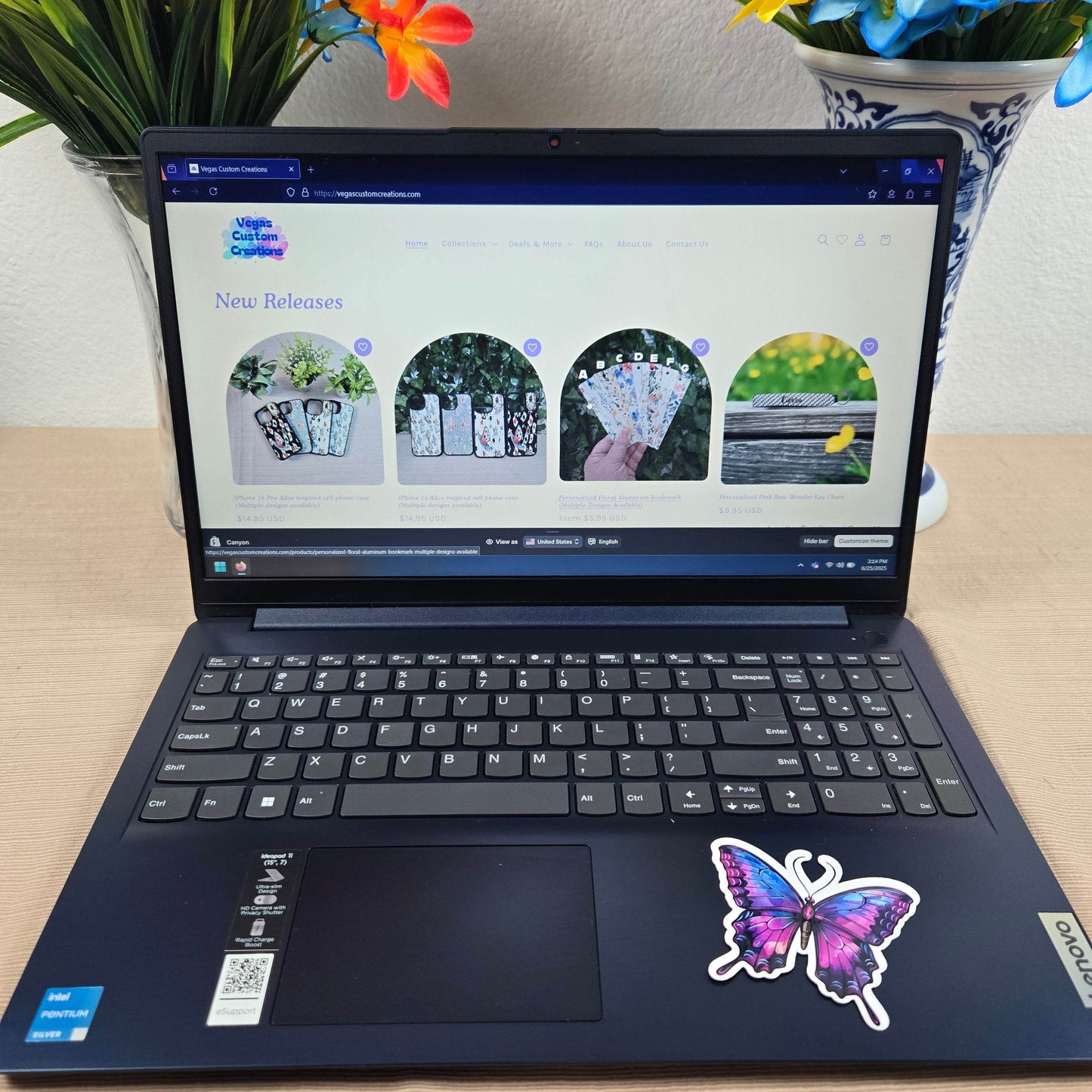 Beautiful Butterfly Stickers - Vegas Custom Creations
