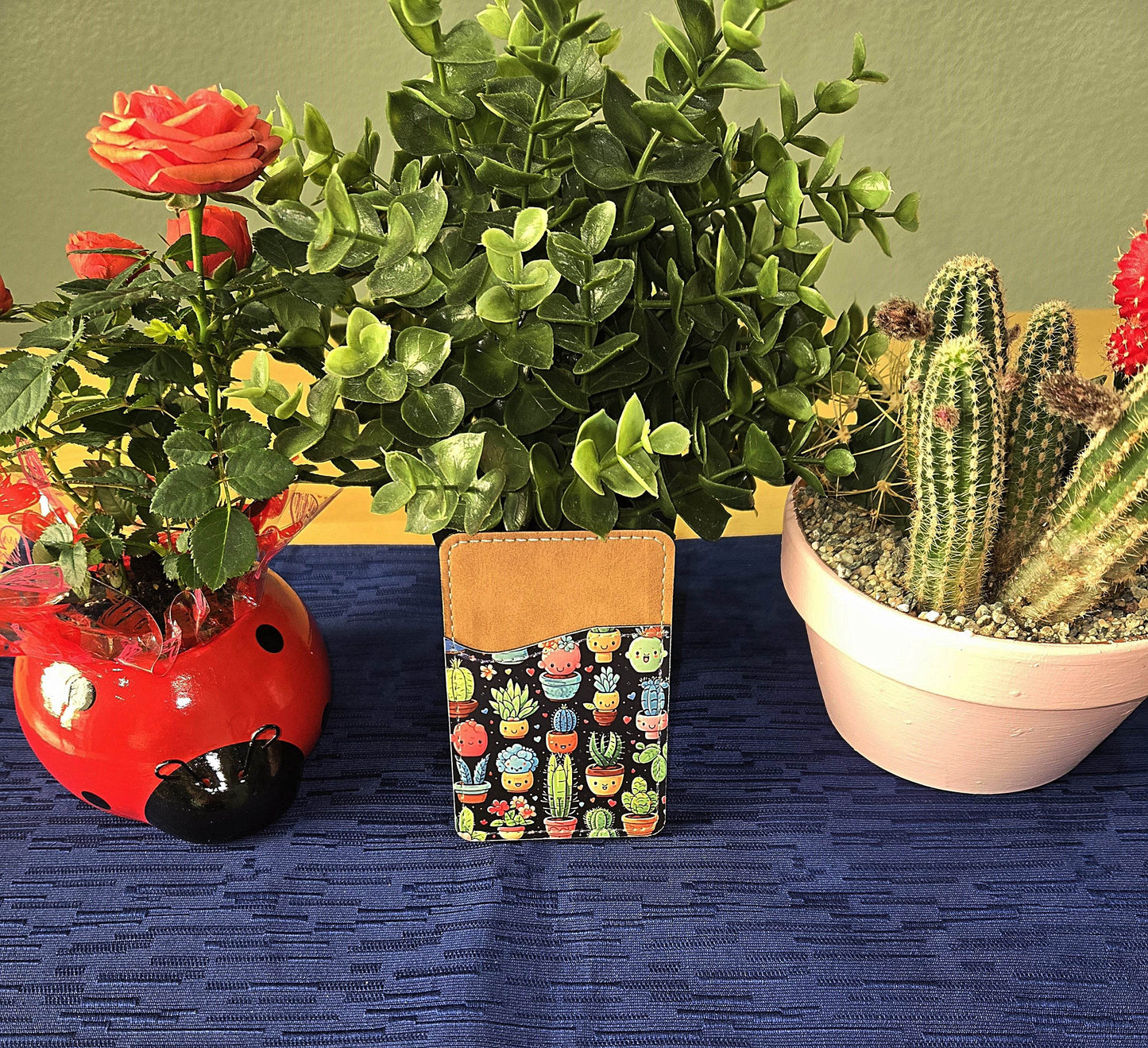 Cute Adhesive Cell Phone Wallets (Multiple designs available) - Vegas Custom Creations