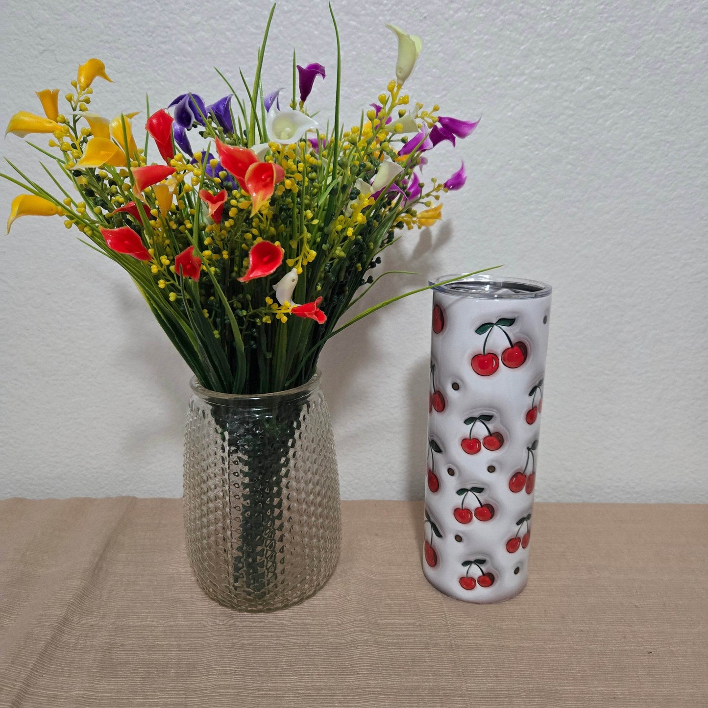 Cherry Inflated Tumbler - Vegas Custom Creations