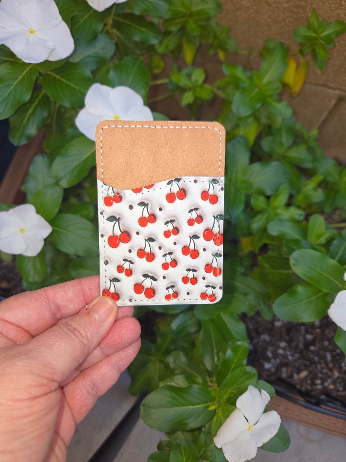 Cute Adhesive Cell Phone Wallets (Multiple designs available) - Vegas Custom Creations
