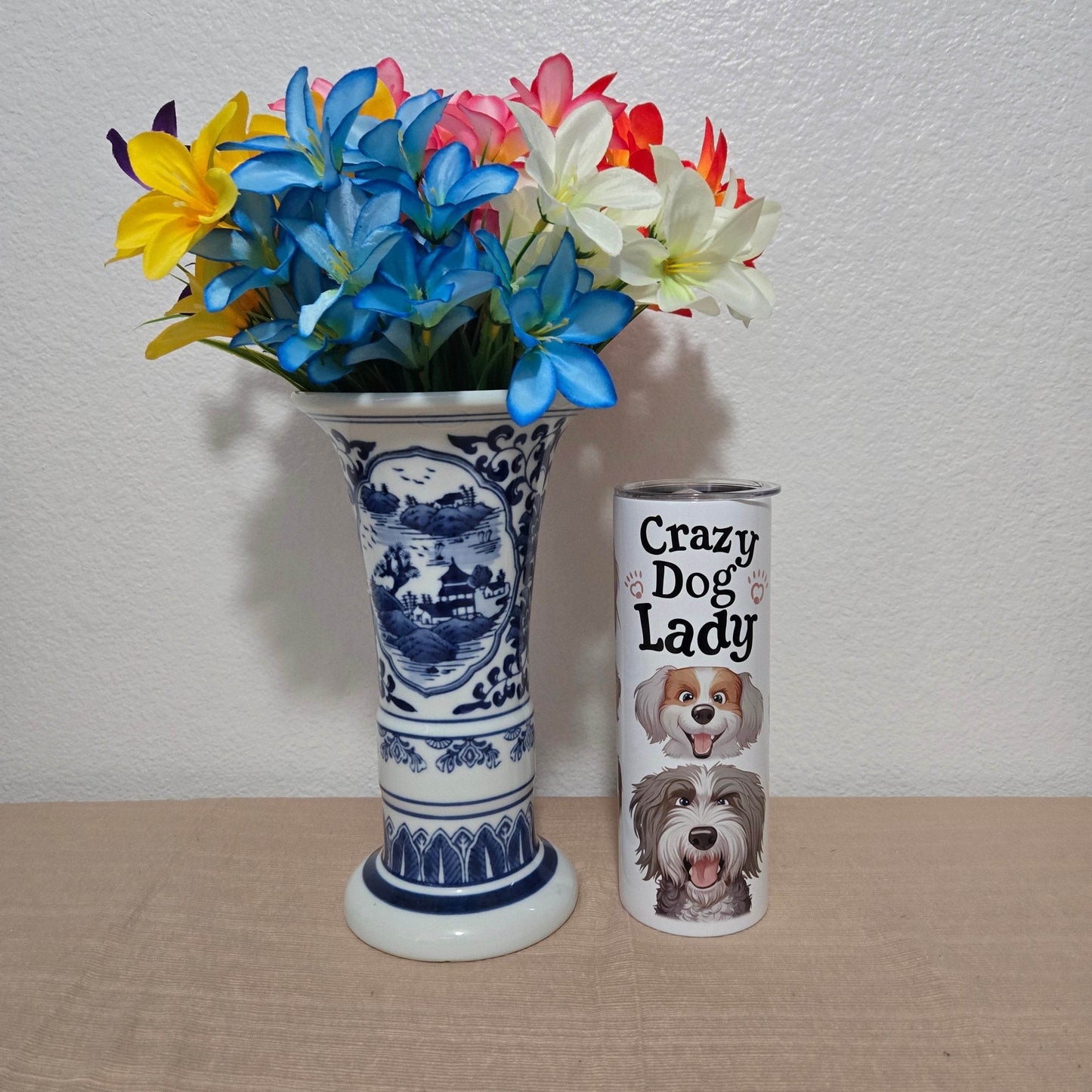 Crazy Dog Lady Tumbler - Vegas Custom Creations
