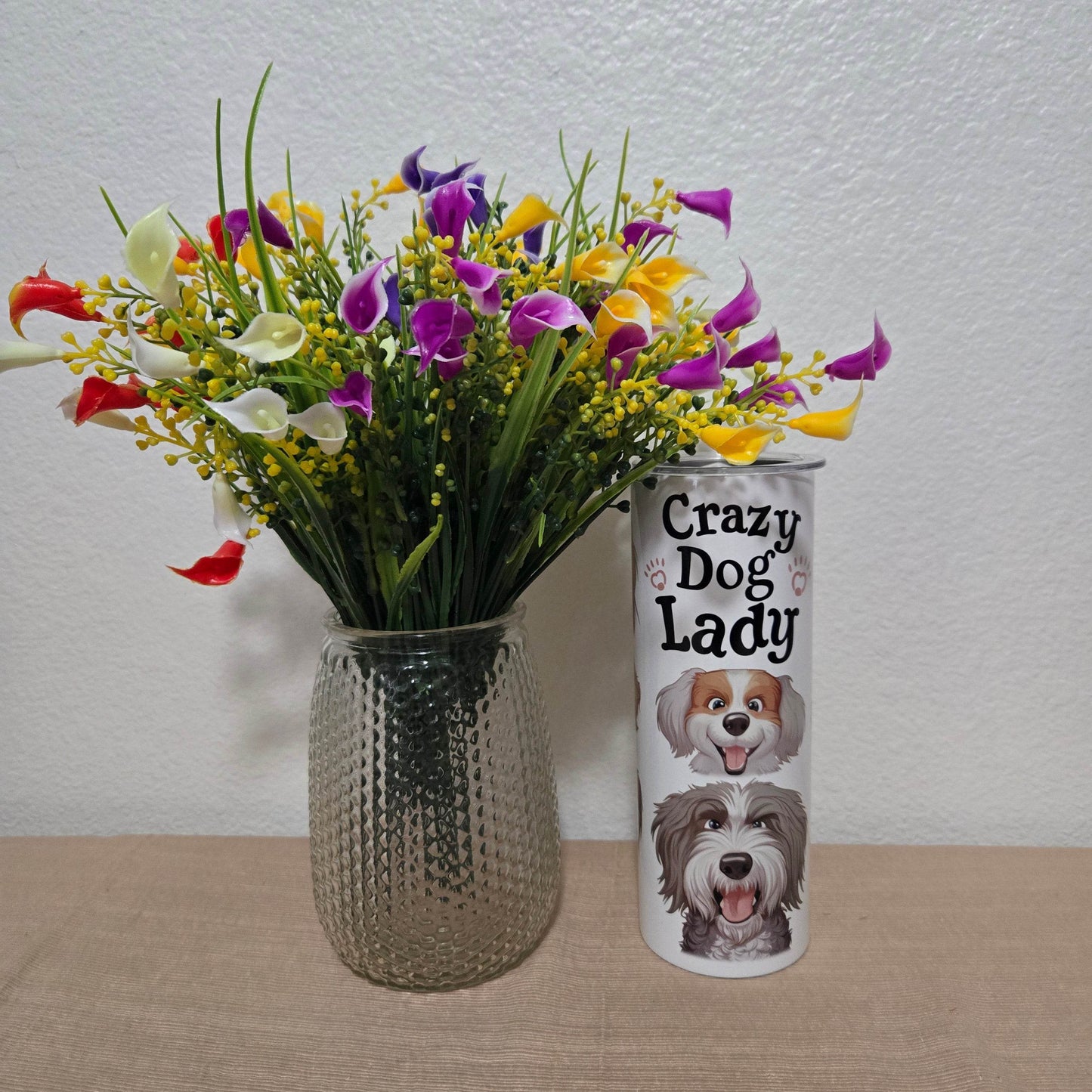 Crazy Dog Lady Tumbler - Vegas Custom Creations