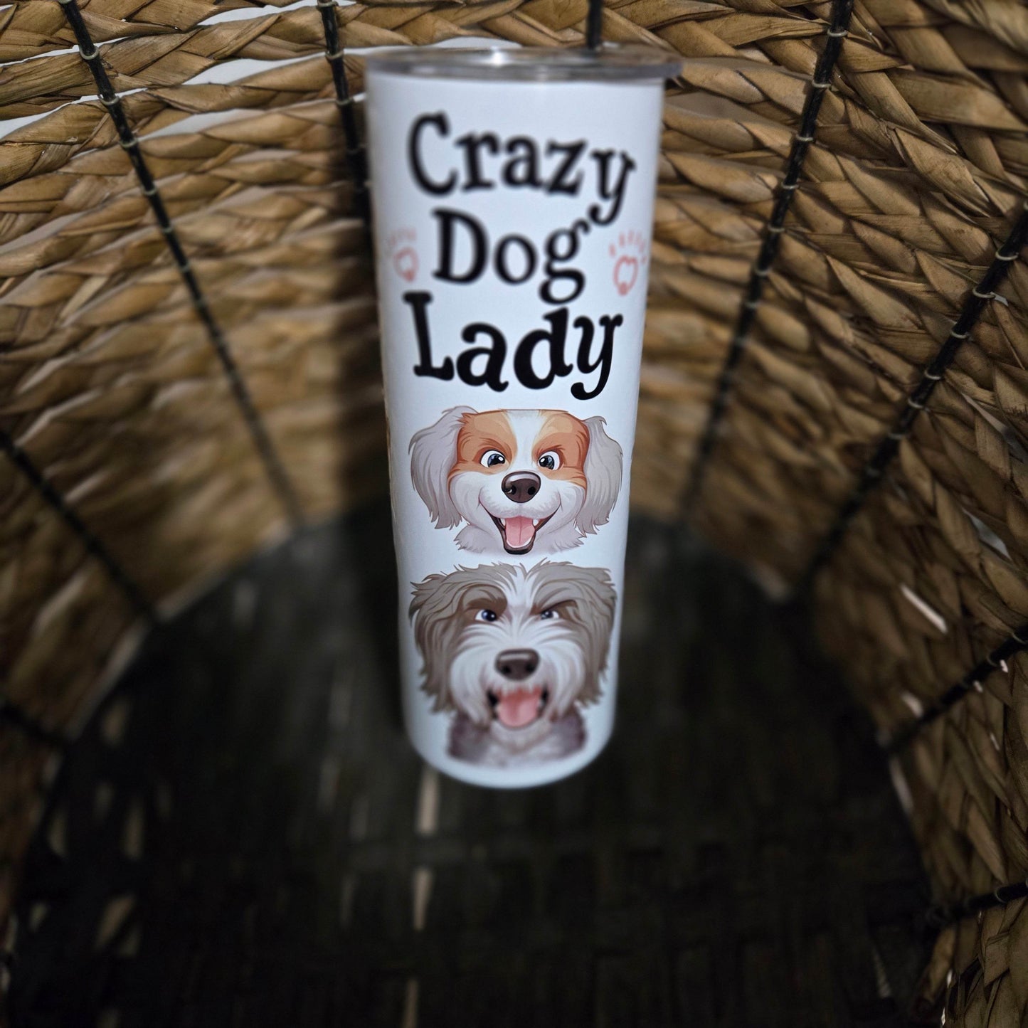Crazy Dog Lady Tumbler - Vegas Custom Creations