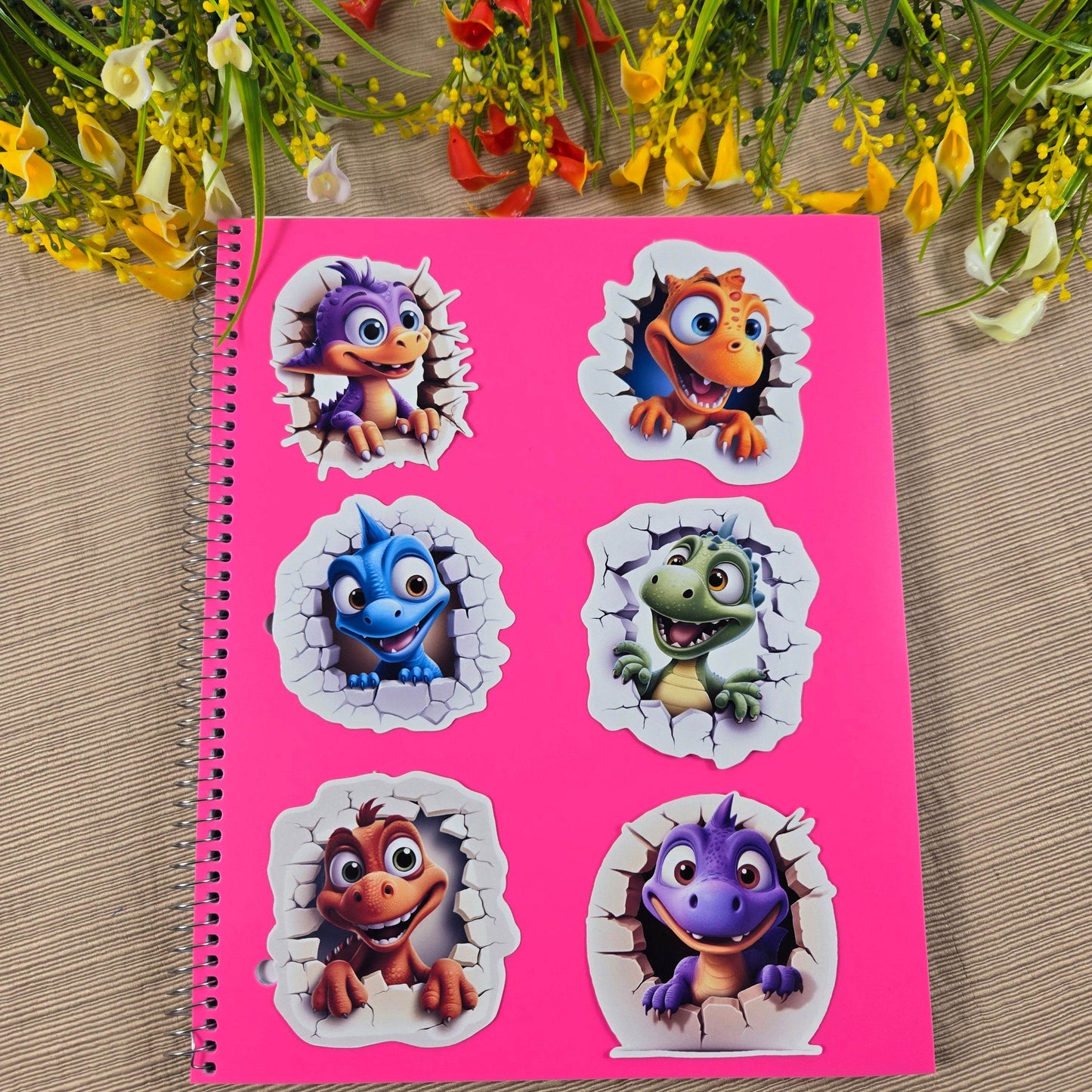 Cute Dinosaur Stickers - Vegas Custom Creations