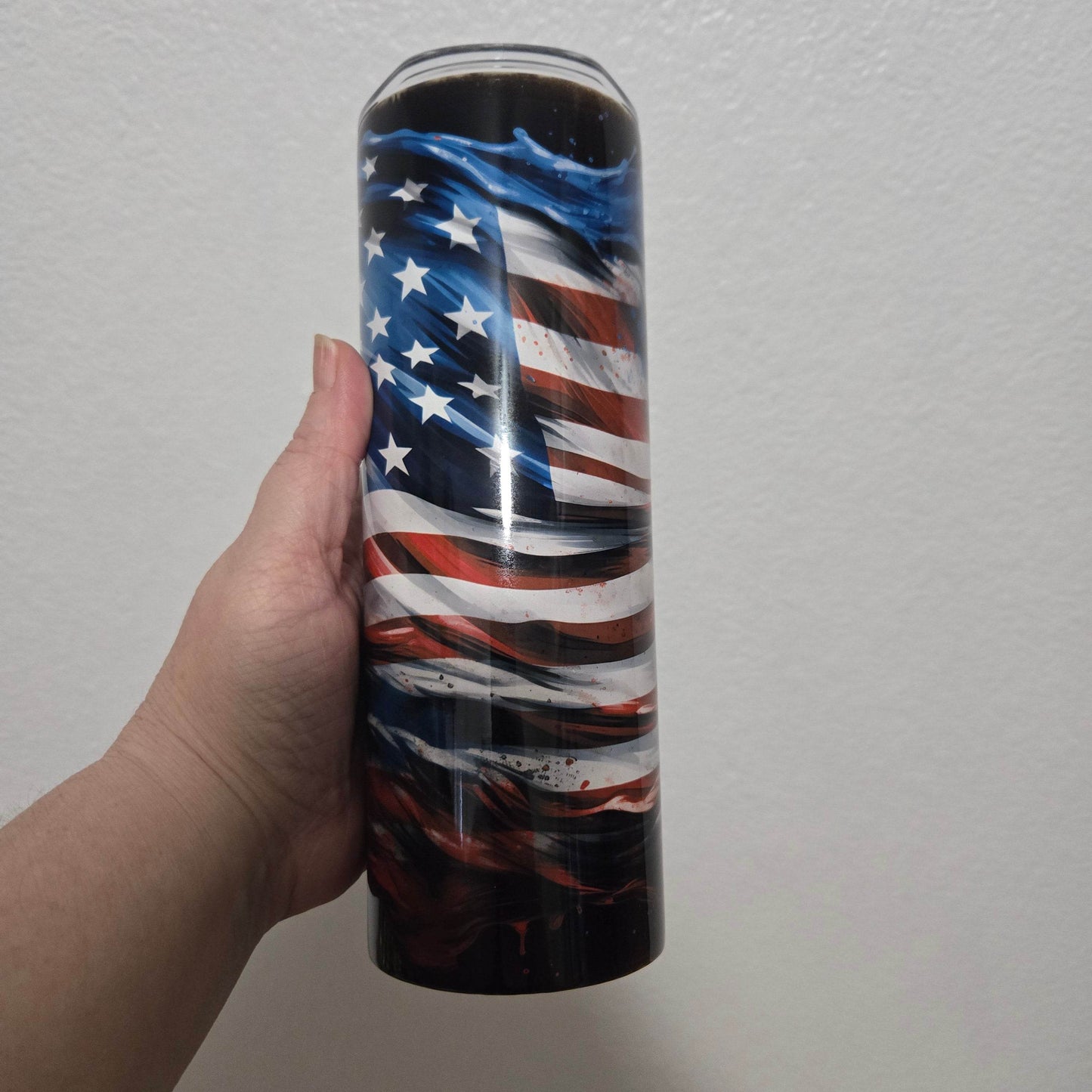 American Flag Tumbler - Vegas Custom Creations