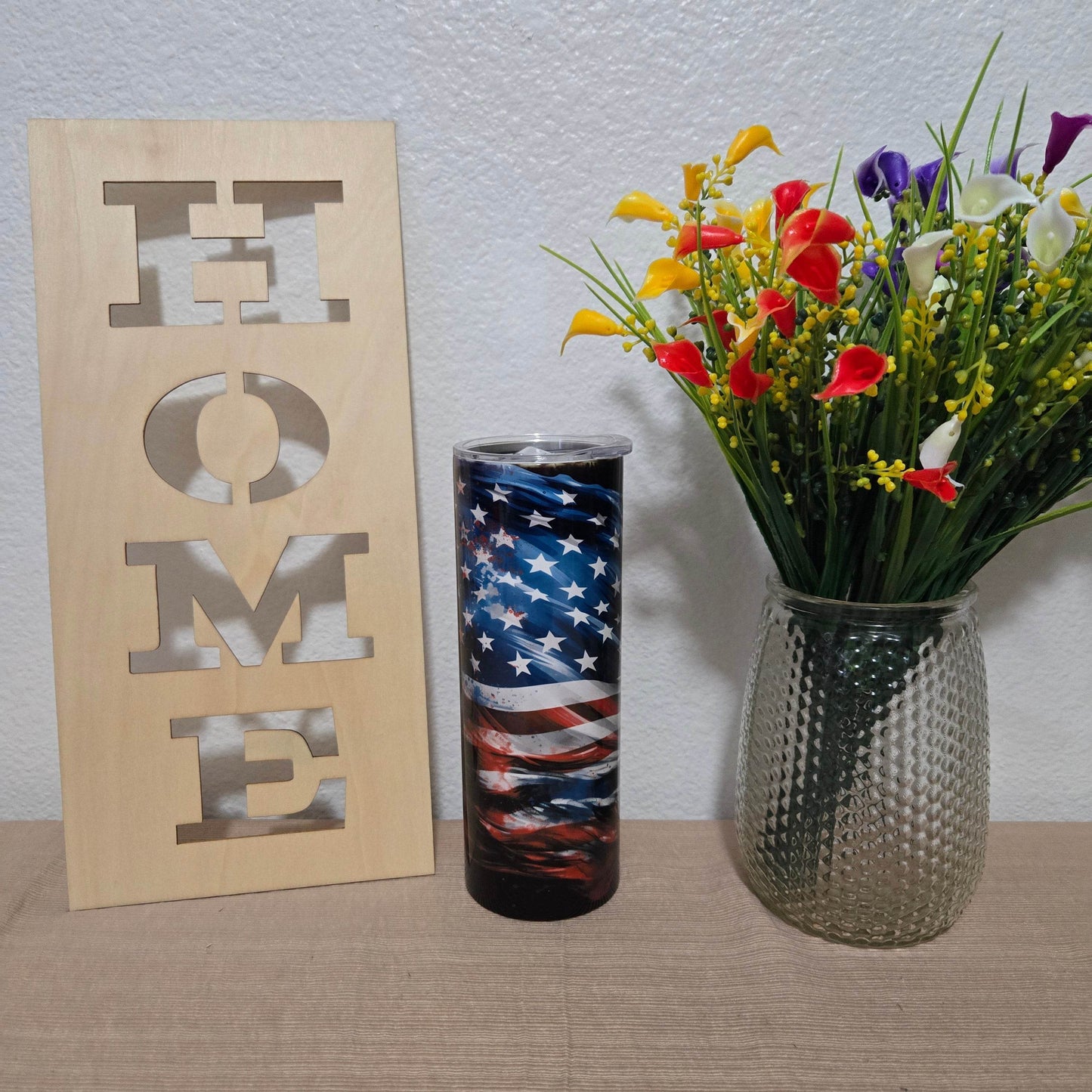 American Flag Tumbler - Vegas Custom Creations