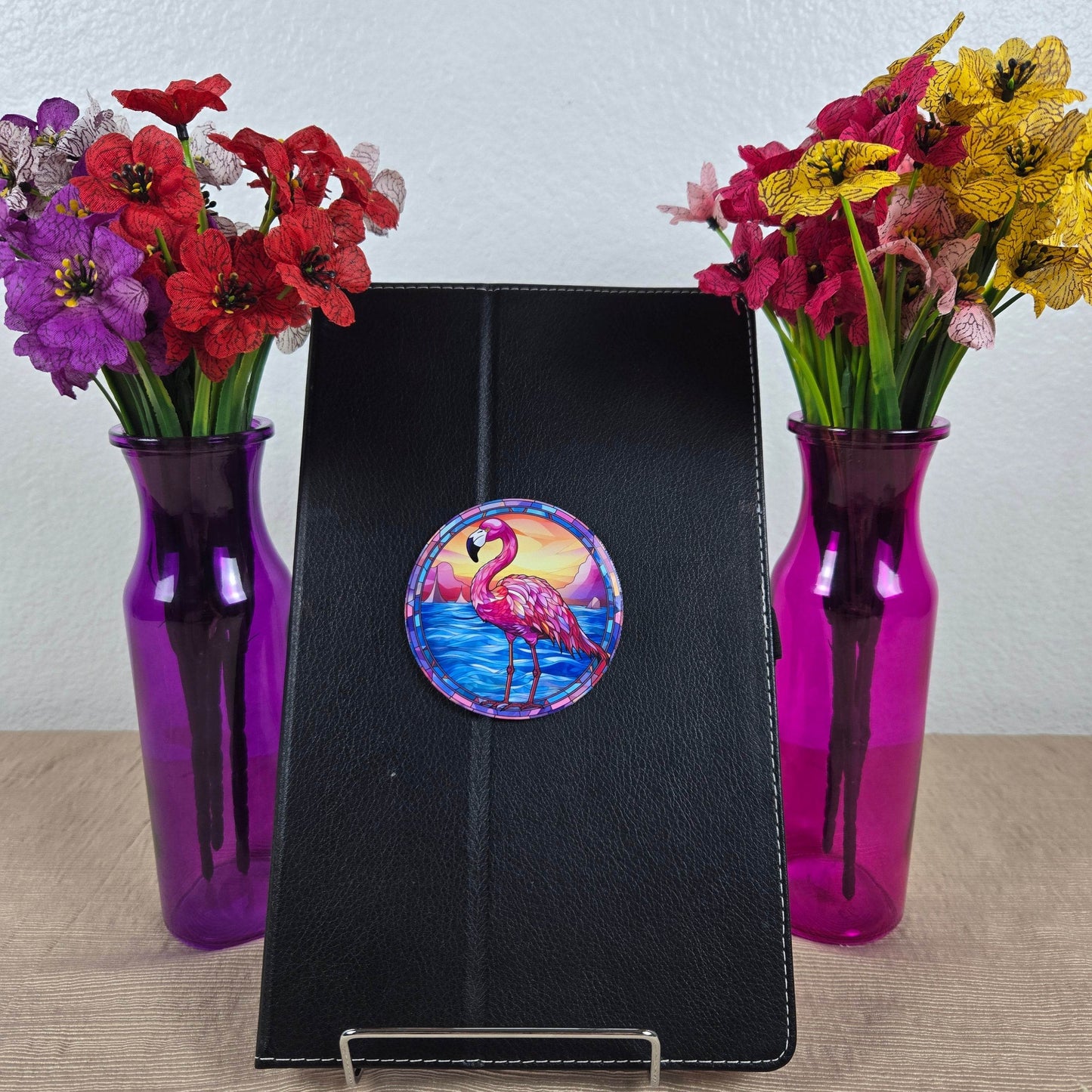 Colorful Flamingo Stickers - Vegas Custom Creations