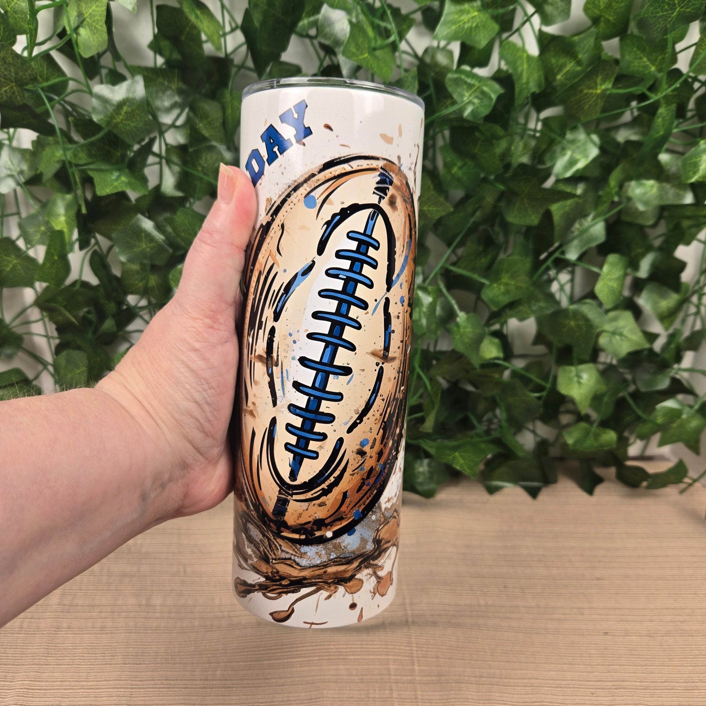 Game day football Tumbler - Vegas Custom Creations