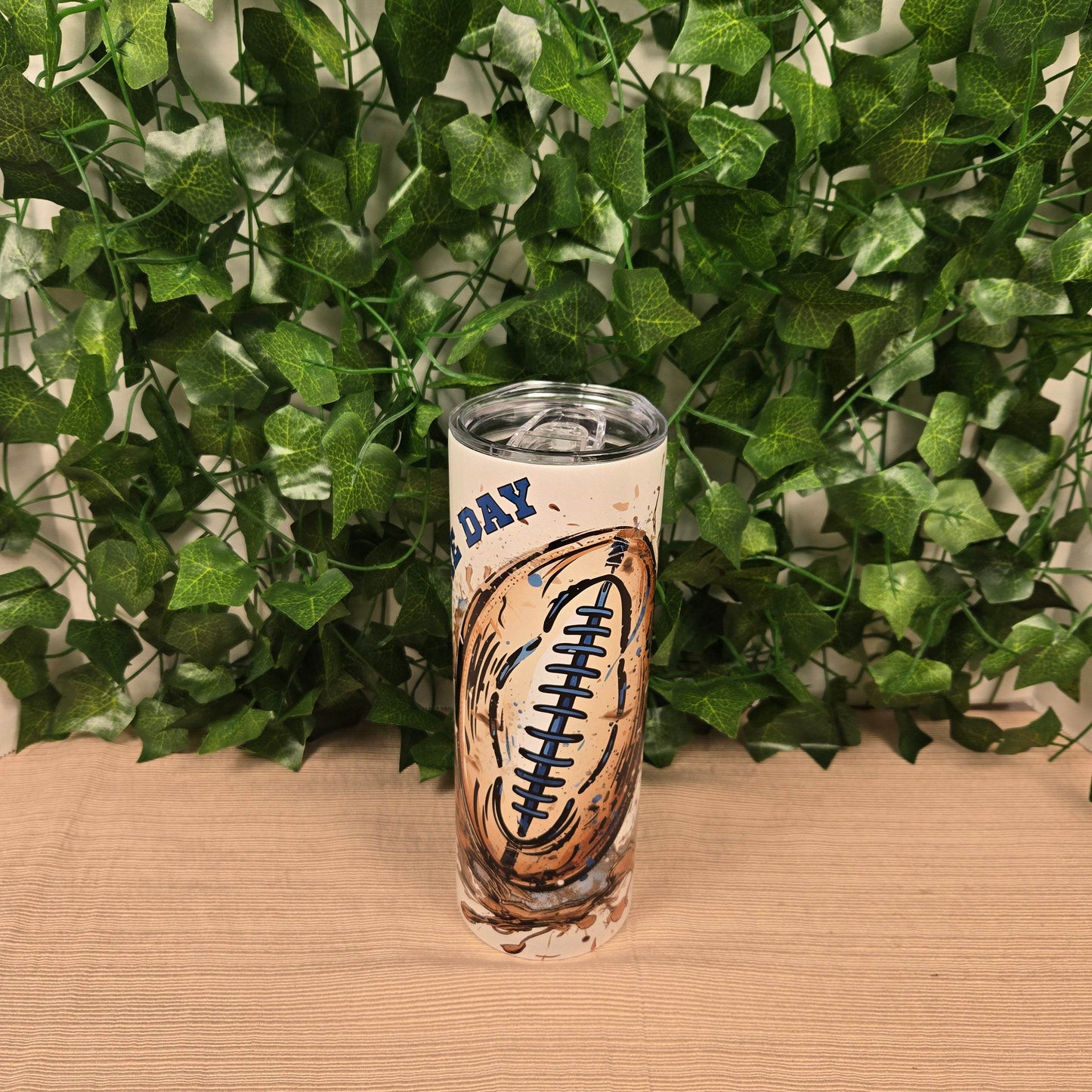 Game day football Tumbler - Vegas Custom Creations
