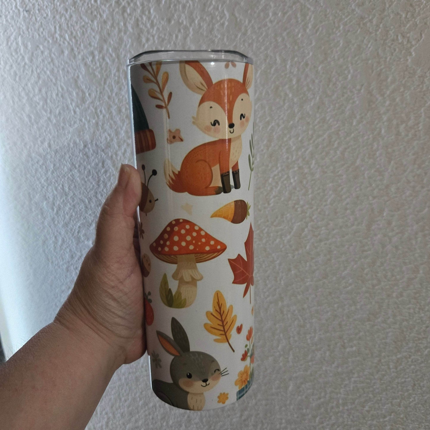 Cute Fall Animals 20oz Skinny Tumbler - Vegas Custom Creations