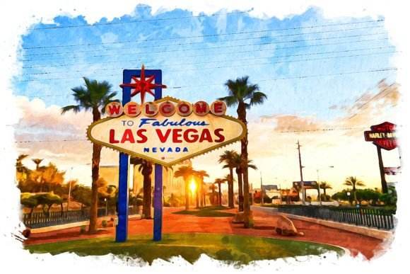 Las Vegas Strip Sign Tumbler - Vegas Custom Creations