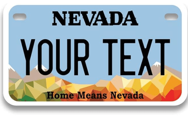 Personalized Decorative 6x12 License Plate - Vegas Custom Creations