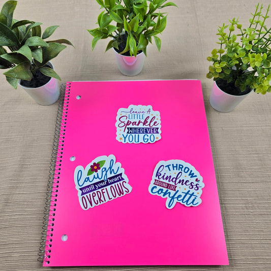 Positivity Stickers - Vegas Custom Creations