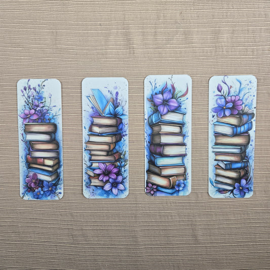 Flowers & Books Series 2 Bookmarks