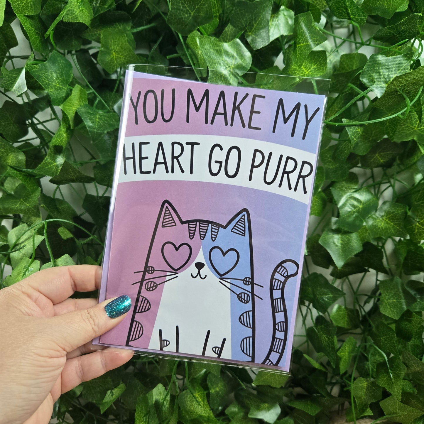 You Make My Heart Go Purr Card