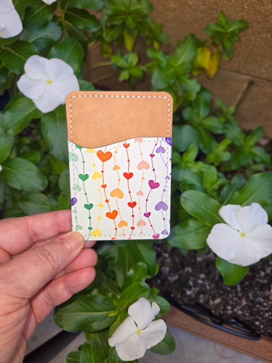 Cute Adhesive Cell Phone Wallets (Multiple designs available) - Vegas Custom Creations