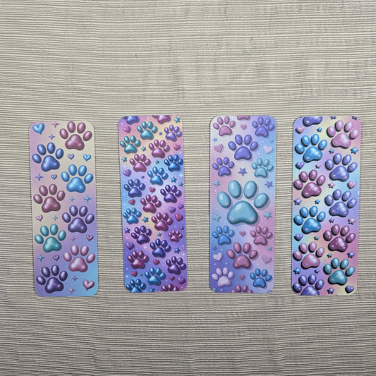 Paw Print Series 1 Bookmarks