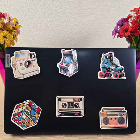 Retro 80's Stickers - Vegas Custom Creations
