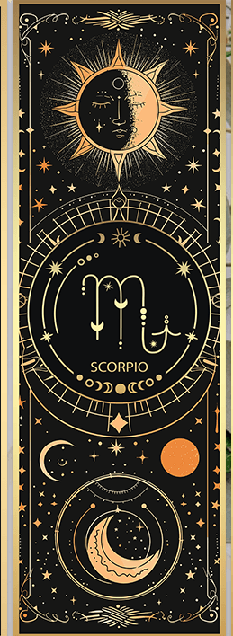 Zodiac Stars, Sun and Moon Aluminum Bookmark (Multiple Designs Available) - Vegas Custom Creations