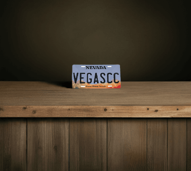 Personalized Decorative 6x12 License Plate - Vegas Custom Creations