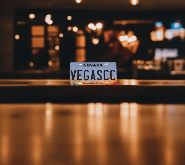 Personalized Decorative 6x12 License Plate - Vegas Custom Creations