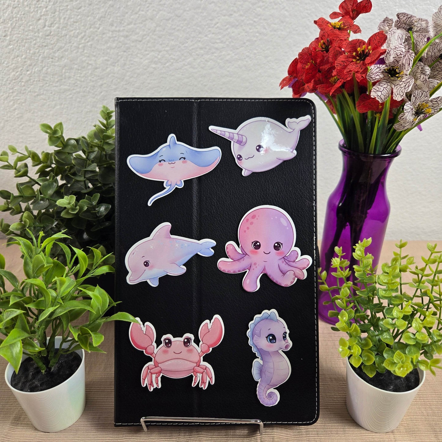 Cute Kawaii Sea Animal Stickers - Vegas Custom Creations