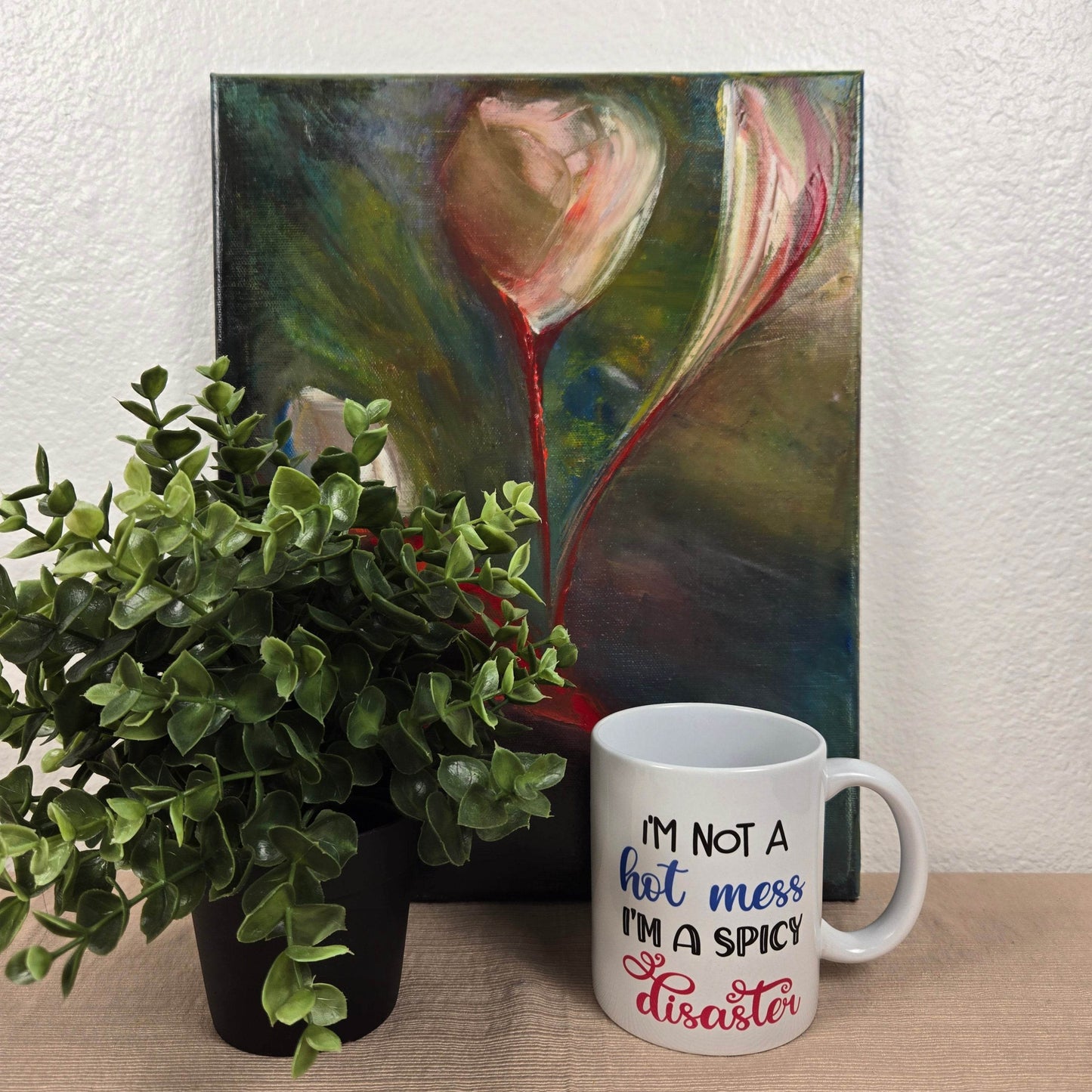 I'm not a Hot Mess, I'm a Spicy Disaster Coffee Mug - Vegas Custom Creations