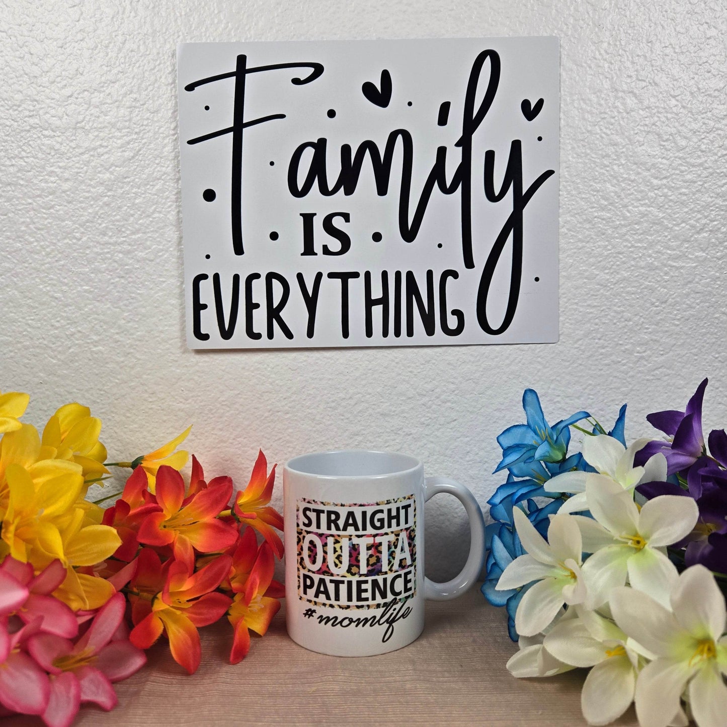Straight Outta Patience #Mom Life Mug - Vegas Custom Creations
