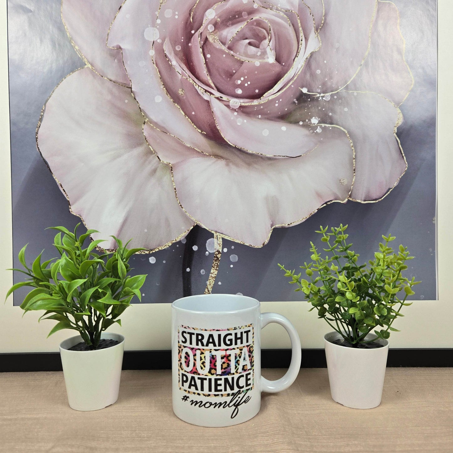 Straight Outta Patience #Mom Life Mug - Vegas Custom Creations