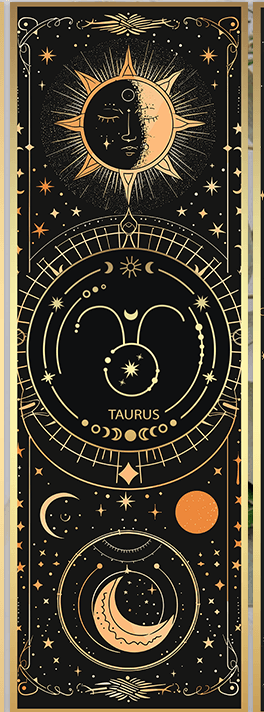 Zodiac Stars, Sun and Moon Aluminum Bookmark (Multiple Designs Available) - Vegas Custom Creations