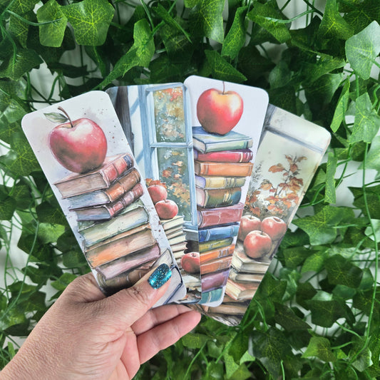 Apples & Books Bookmarks