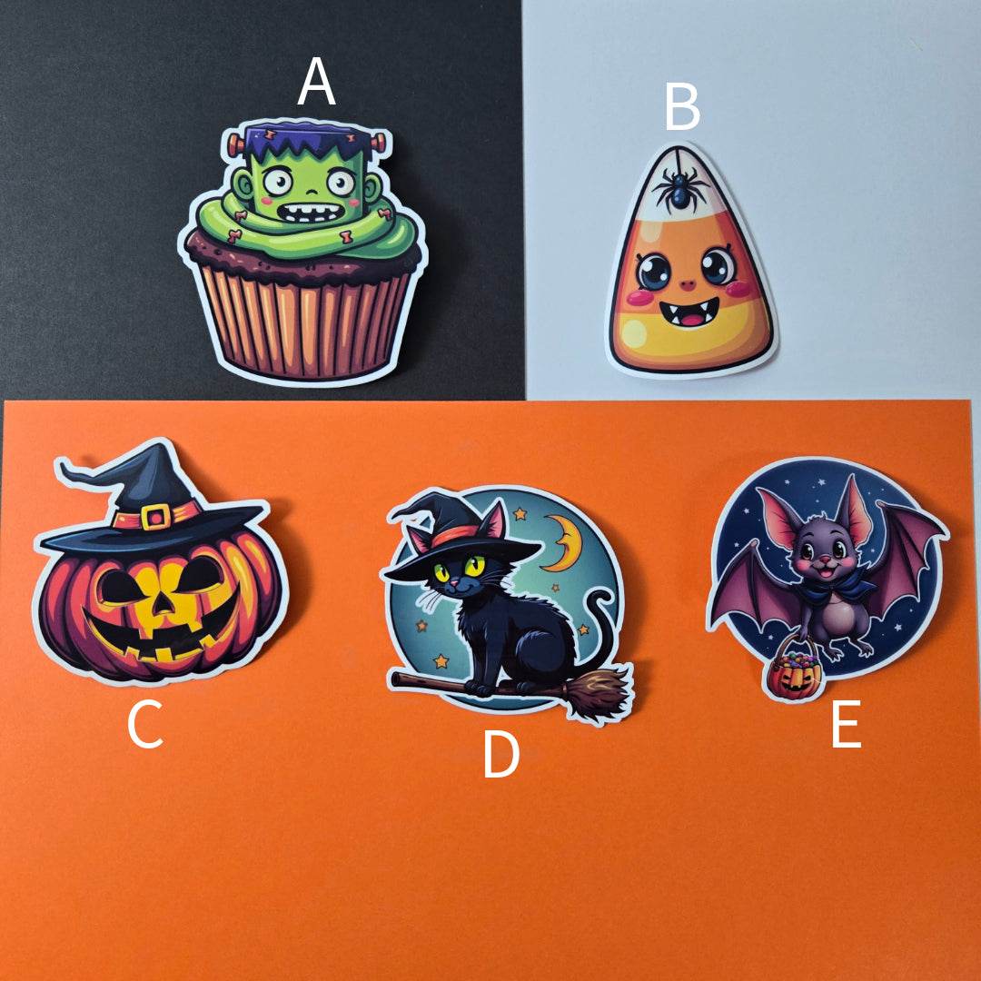 Cute Halloween Stickers - Vegas Custom Creations