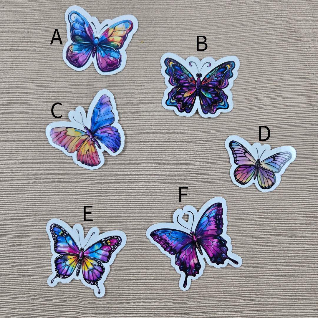 Beautiful Butterfly Stickers - Vegas Custom Creations