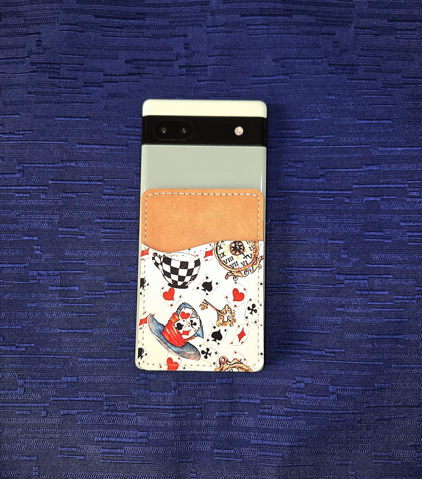 Alice Inspired Adhesive Cell Phone Wallet (Multiple designs available) - Vegas Custom Creations