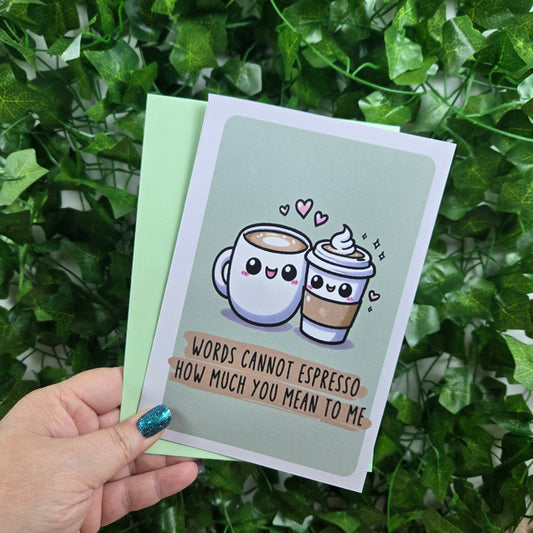 Espresso Love You Card