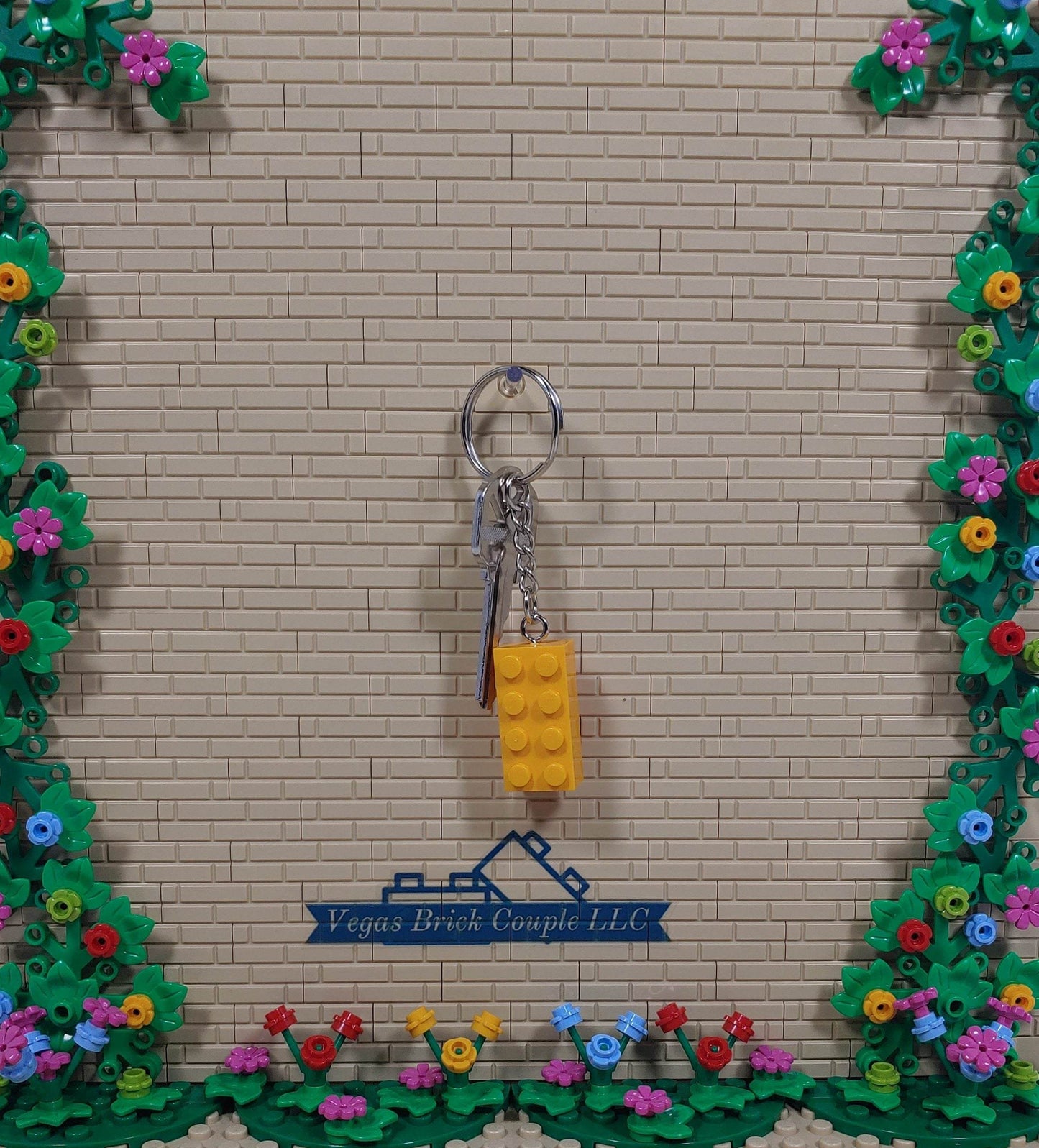 Lego® Brick 2x4 Key chains in Multiple Colors - Vegas Custom Creations