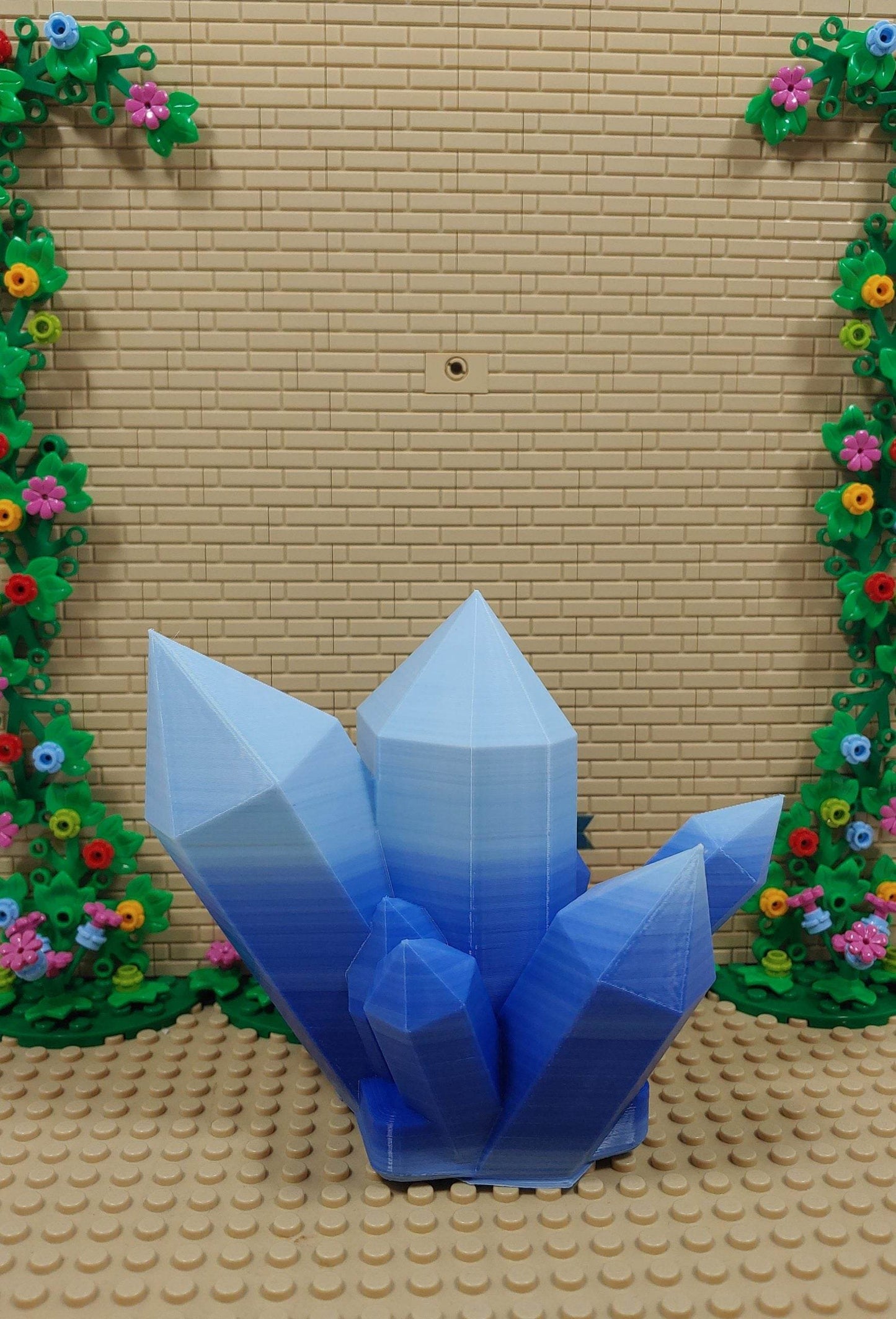 Large Crystal Display Piece Multi Color 3D Printed Multiple Color Combinations Available - Vegas Custom Creations