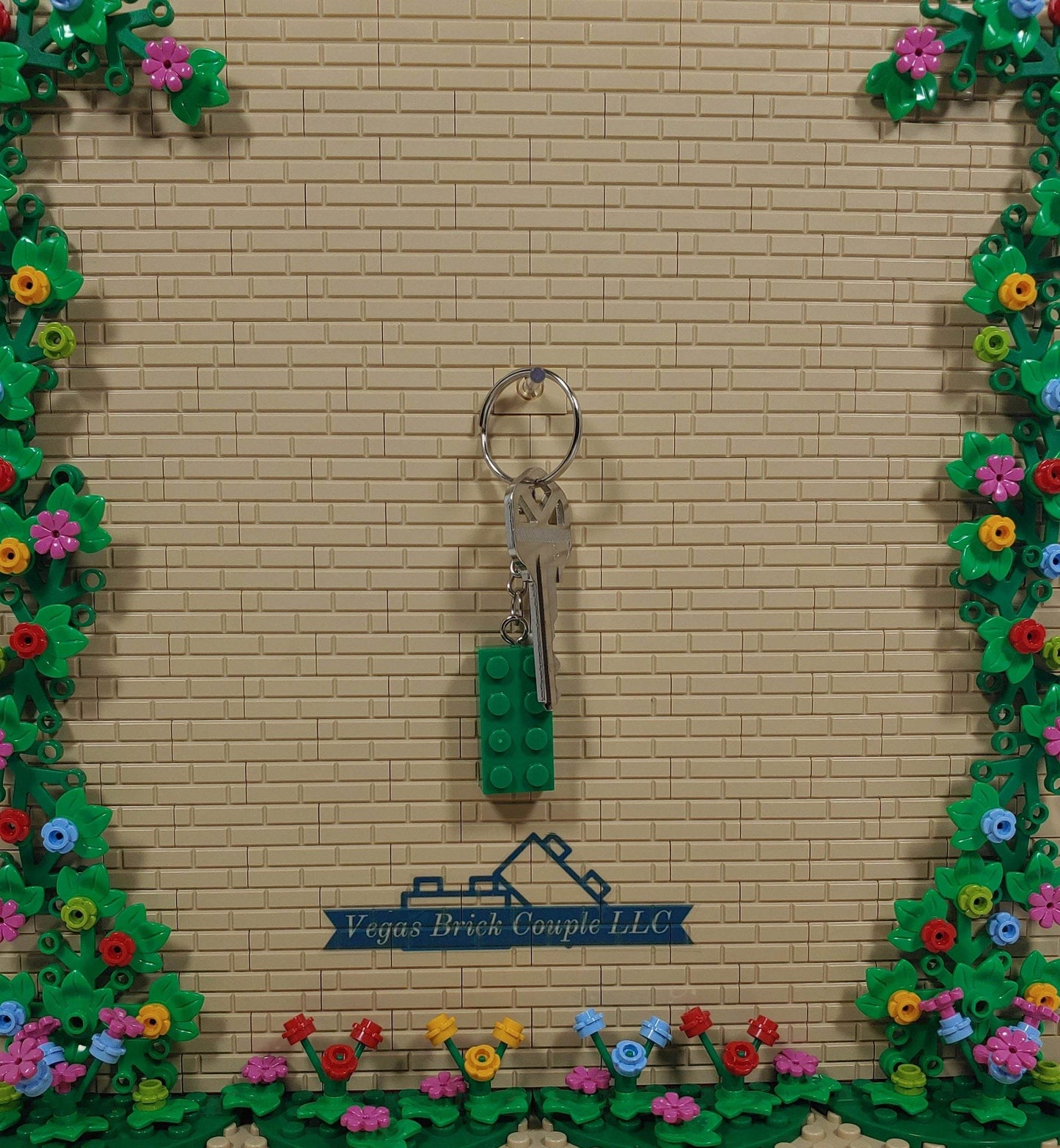 Lego® Brick 2x4 Key chains in Multiple Colors - Vegas Custom Creations