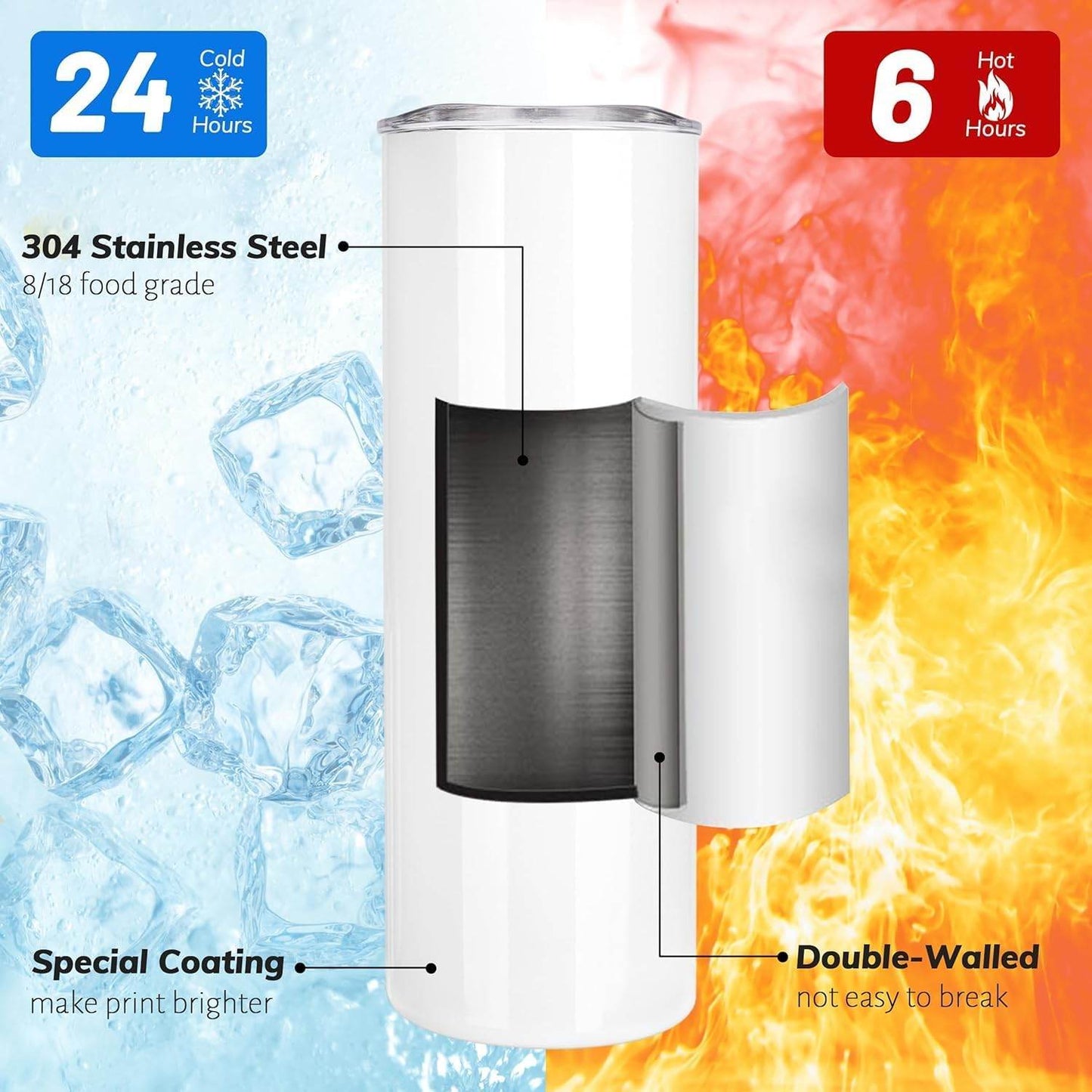 20oz Custom Photo Tumbler - Vegas Custom Creations