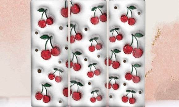 Cherry Inflated Tumbler - Vegas Custom Creations