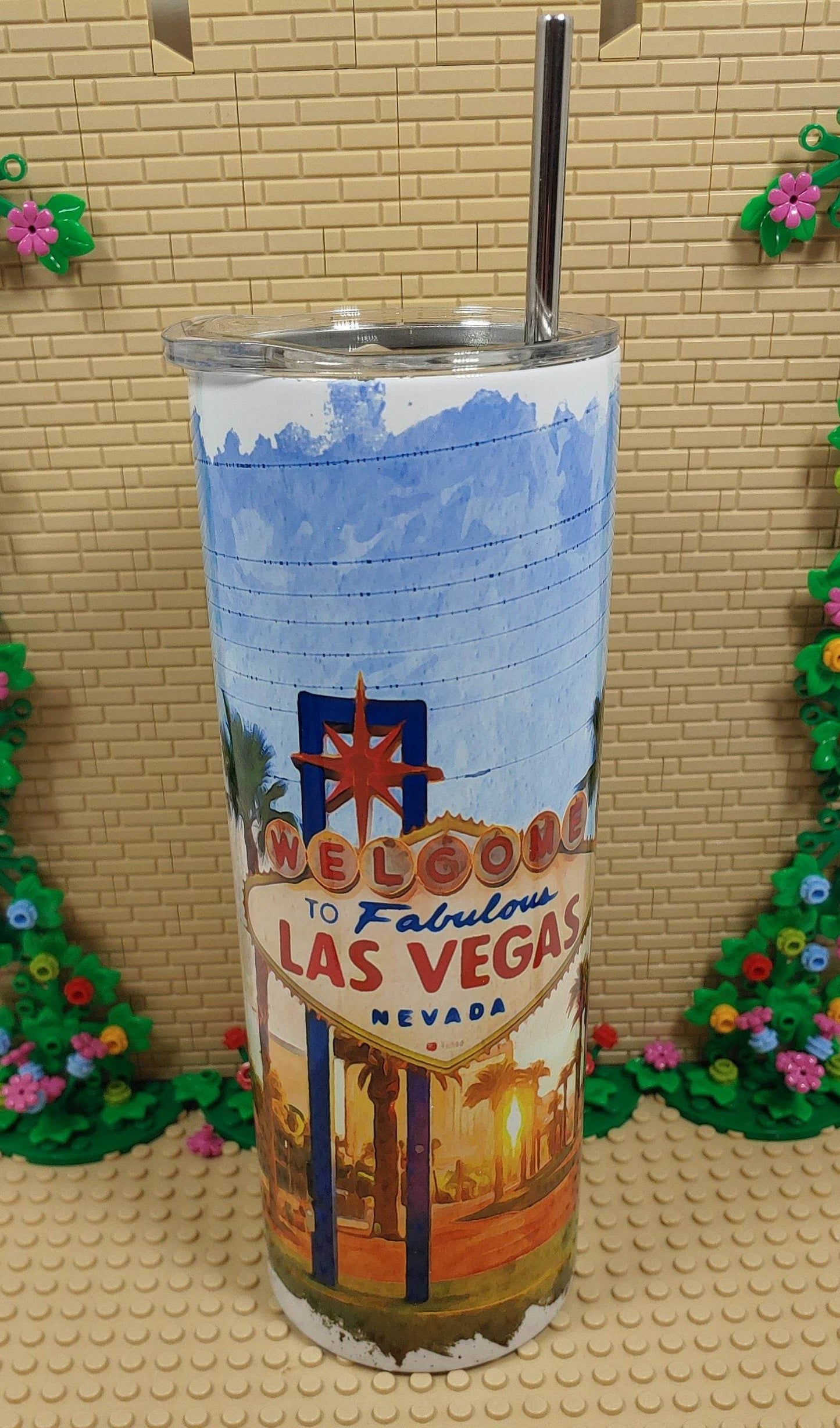 Las Vegas Strip Sign Tumbler - Vegas Custom Creations