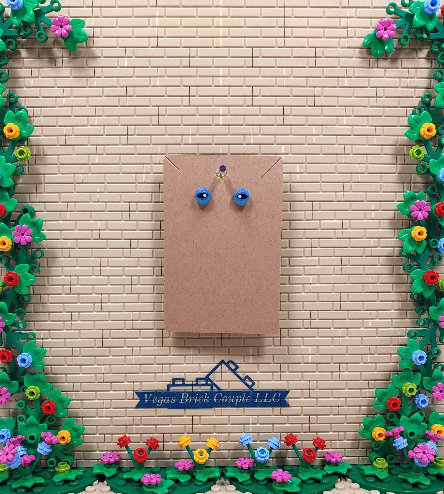 Lego® Alien Eyes Round Tile Stud Earrings - Vegas Custom Creations