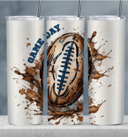 Game day football Tumbler - Vegas Custom Creations