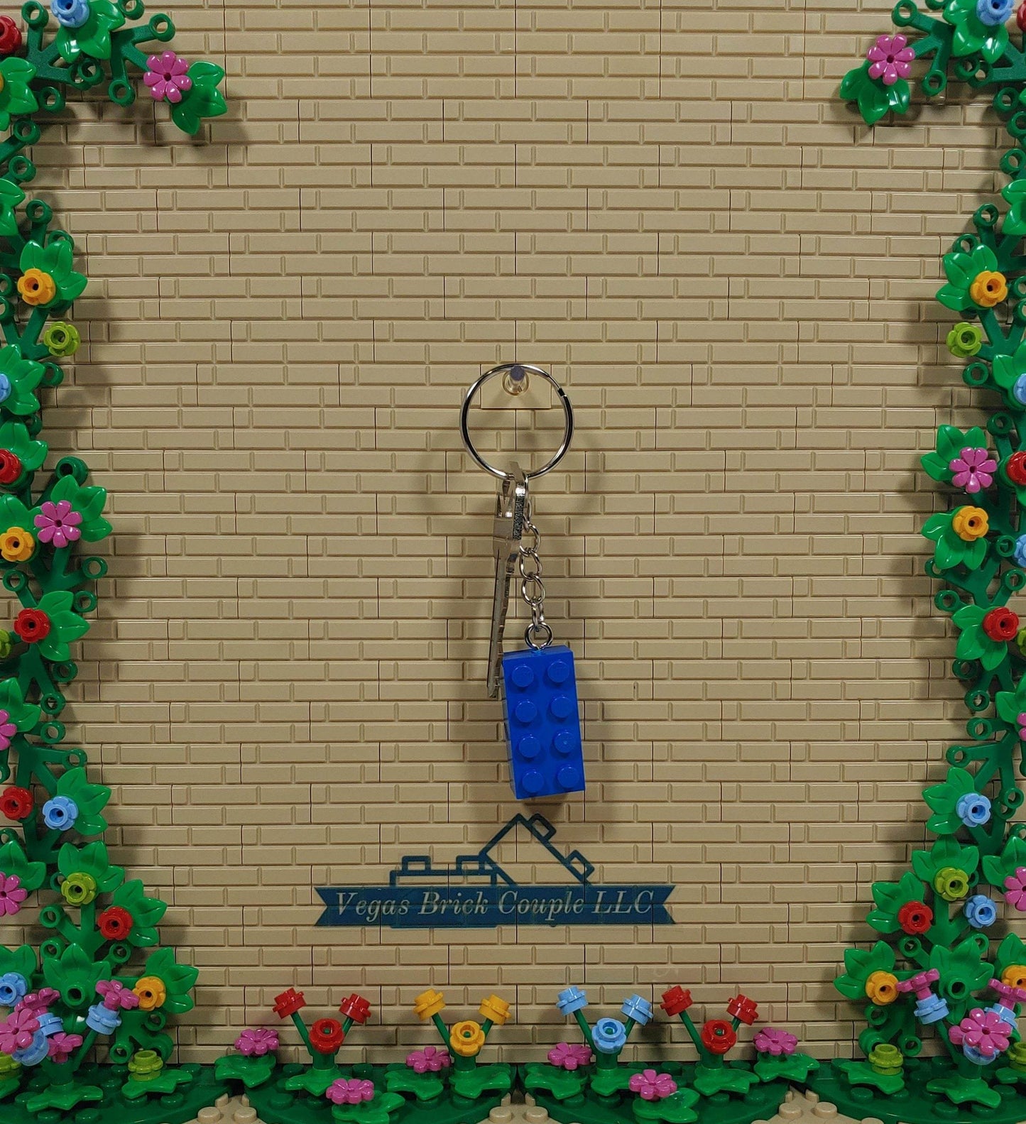 Lego® Brick 2x4 Key chains in Multiple Colors - Vegas Custom Creations