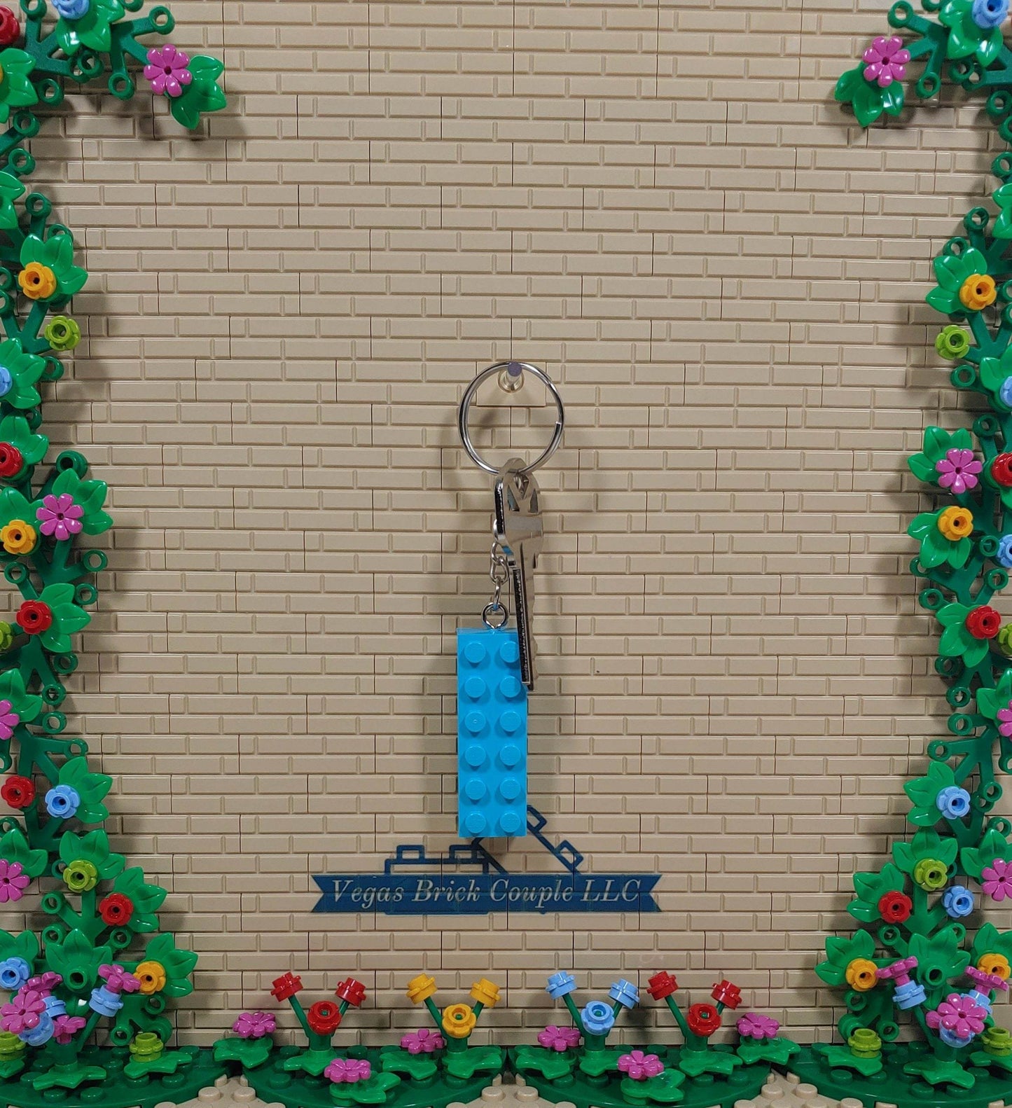 Lego® Brick 2x6 Keychains in Multiple Colors - Vegas Custom Creations