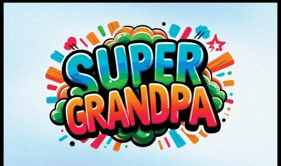 Comic Super Grandpa Tumbler - Vegas Custom Creations