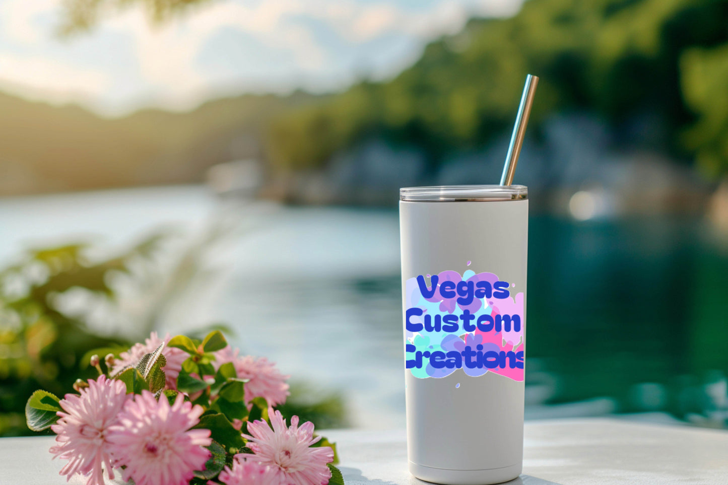 20oz Custom Photo Tumbler - Vegas Custom Creations