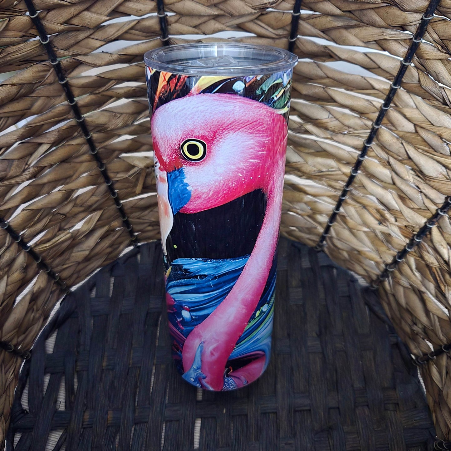Bright Flamingo Tumbler - Vegas Custom Creations