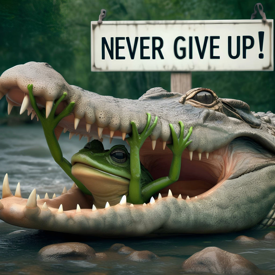 Never Give Up! - Vegas Custom Creations