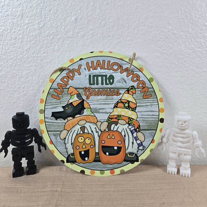 Round Ghoulishly Spooky Halloween Sign (Multiple Designs and Sizes Available) - Vegas Custom Creations